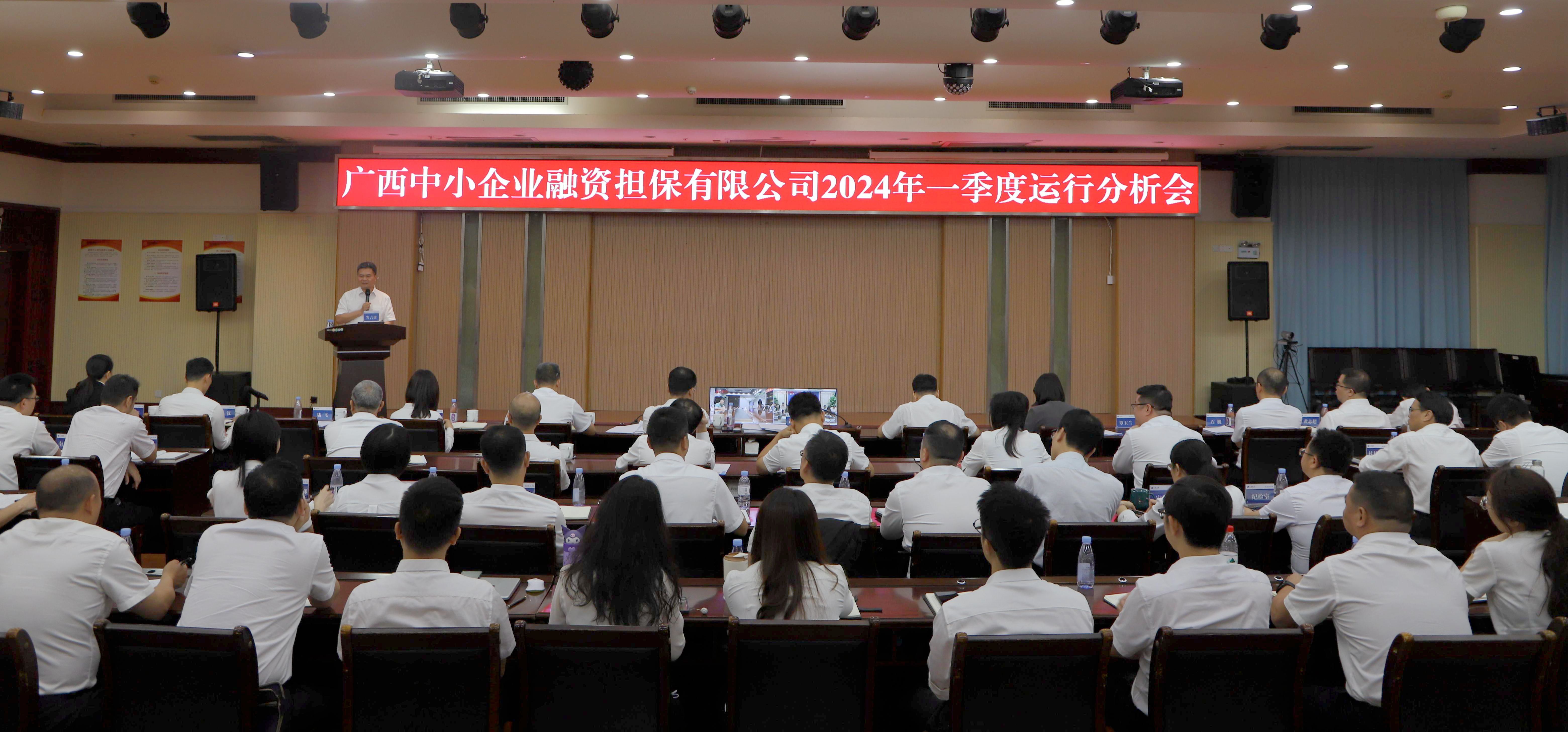 【落實(shí)落細(xì)落地，全力攻堅(jiān)“雙過半”】中小擔(dān)保召開2024年一季度運(yùn)行分析會